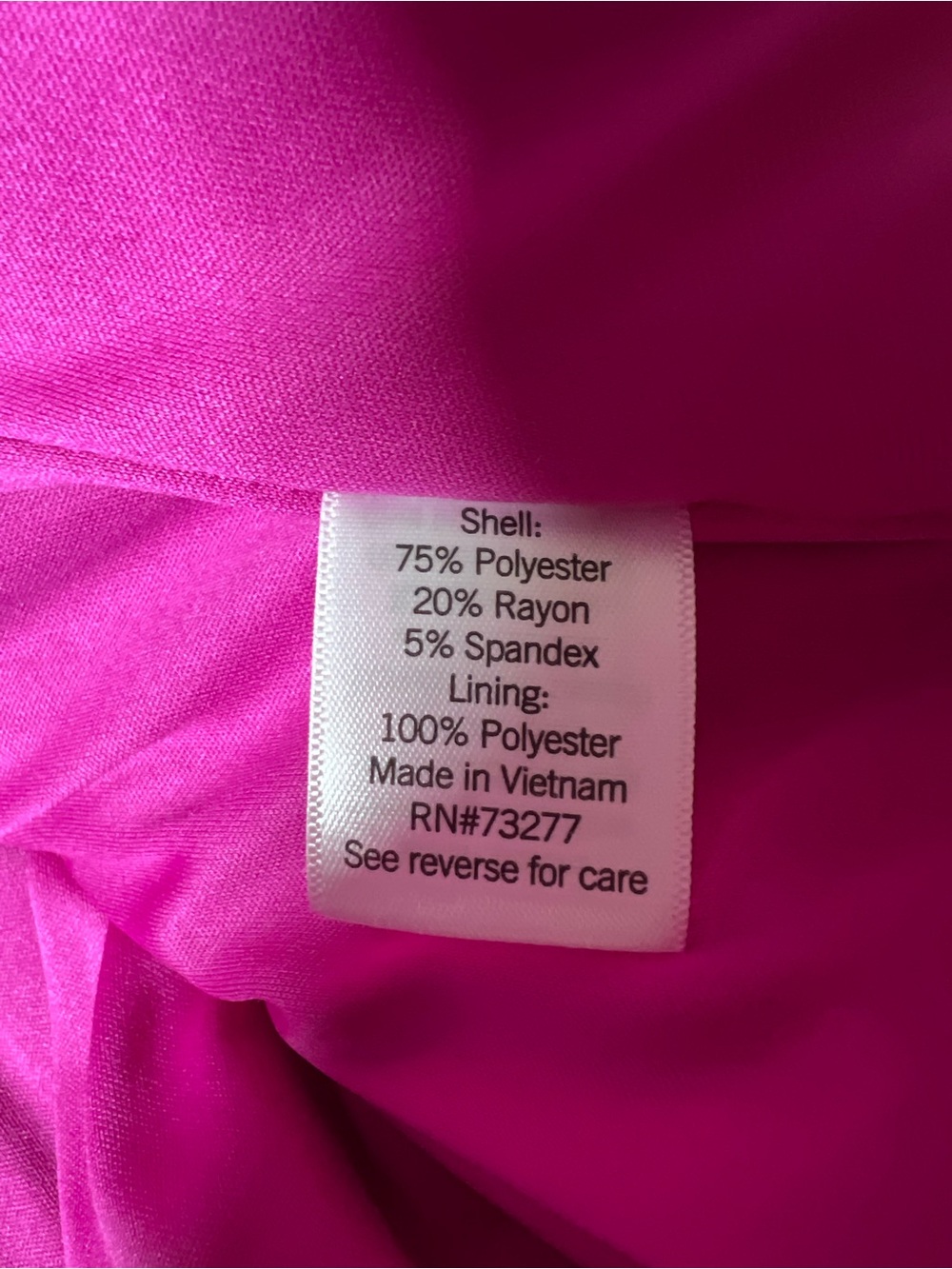NWT Nine West Hot Pink Fuchsia Closureless Knit Blazer XL - Picture 8 of 10